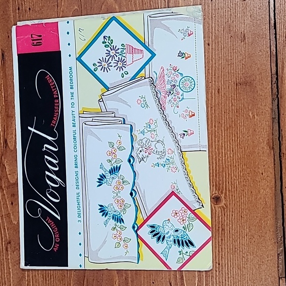 Set of 5 Original Vogart Transfer Patterns - Picture 5 of 12